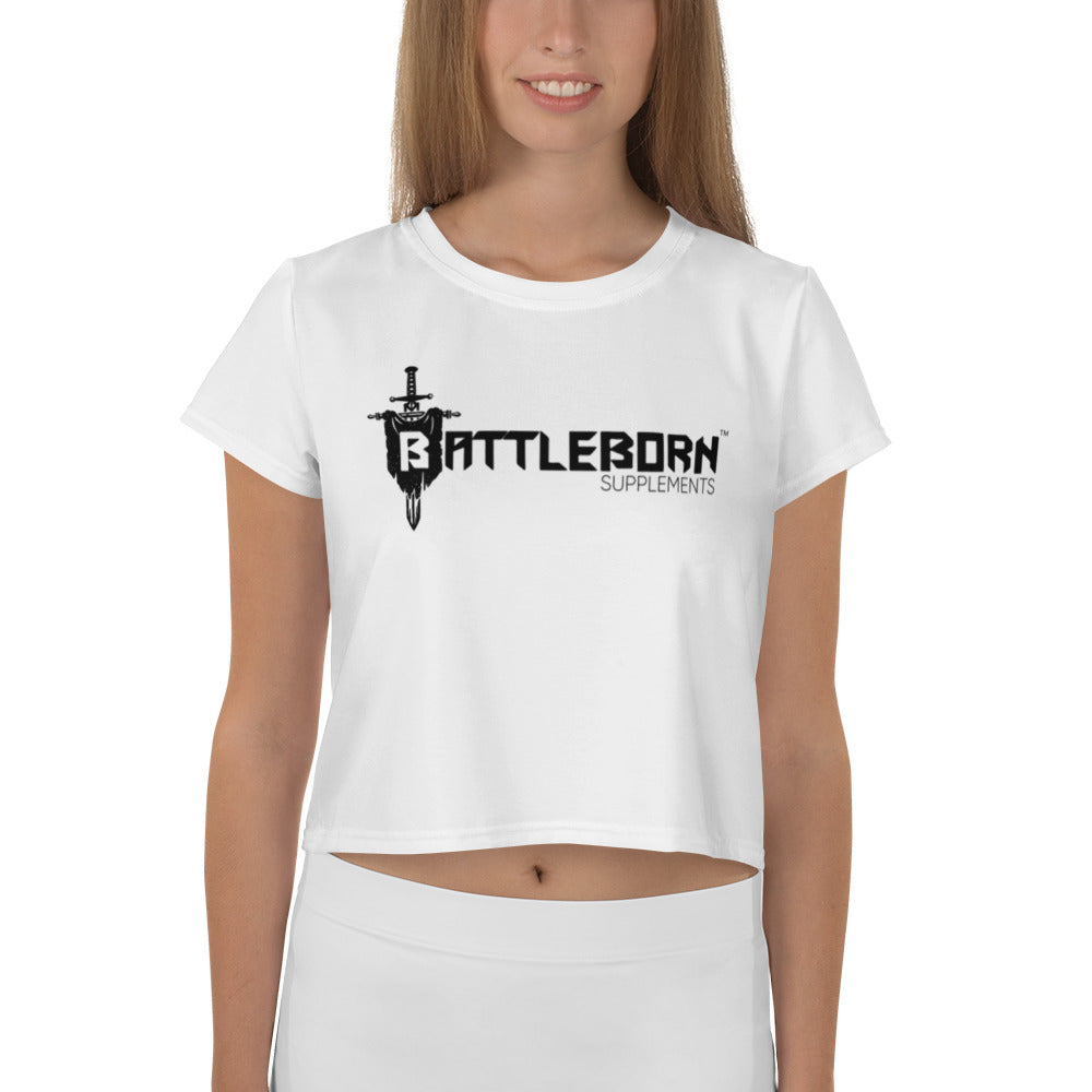 BB Logo Crop Tee - Battle Born Supplements